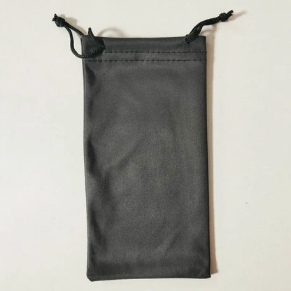 Microfiber Eyeglasses Storage Bag – Soft Portable Sunglasses Pouch for Scratch Protection, Lightweight Cloth Glasses Case for Travel
