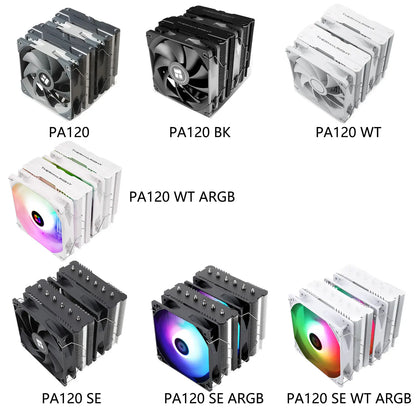 Thermalright PA120 AGHP 3.0 CPU Cooler – 6 Heat Pipes, Dual Tower Radiator, Double Fans, Top Cover, LGA1700 Support