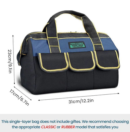 AIRAJ Multifunctional Tool Bag - 1680D Oxford Waterproof Electrician Storage Organizer