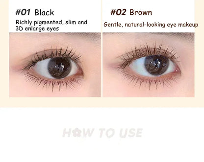 Judydoll Lash Lengthening Waterproof Mascara – Curling, Thick, Non-Smudge, Quick-Dry, Long-Lasting Eye Makeup Cosmetics