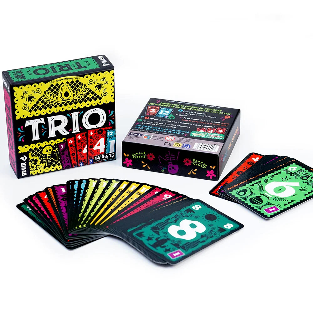 Spanish Trio Card Game Set – Party Games Including The Imposter, Arre Unicorn & More