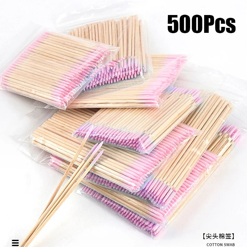 100–1000PCS Lint-Free Cotton Pads – Professional Nail Wipes for Gel Polish Removal & Nail Art Cleaning