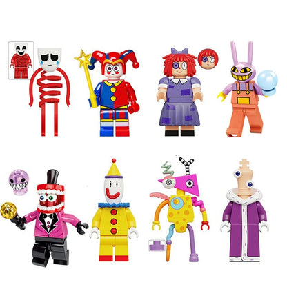 The Amazing Digital Circus Assembly Doll Set - 8-Piece Magical Digital Character Toy Collection