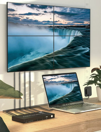 4K HDMI Video Wall Controller - Multi-Screen HDMI VGA Video Splicer