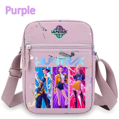 K-Pop Demon Hunters Crossbody Phone Bag – HUNTRX Rumi Huntrix Coin Wallet Shoulder Purse