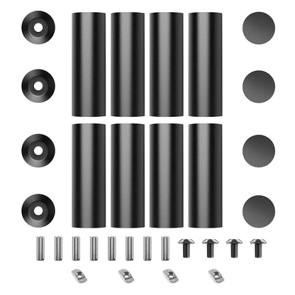 Laser Engraving Machine Heightening Kit – 150mm Metal Leg Expansion Column for Y-Axis Rotary Roller Module
