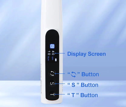 AZDENT Wireless Dental Implant Motor – Electric Torque Driver with 16 Screwdrivers & Contra Angle