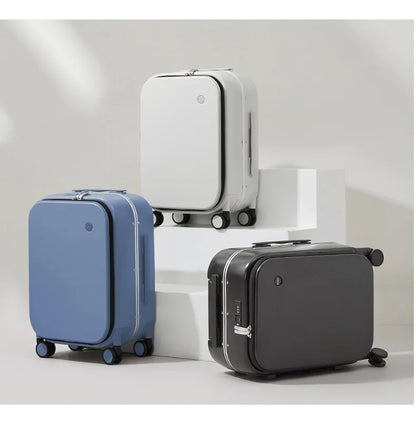 Mixi Aluminum Frame Carry-On Suitcase — Patent Design Rolling Luggage for Cabin, 18/20/24 Inch M9260
