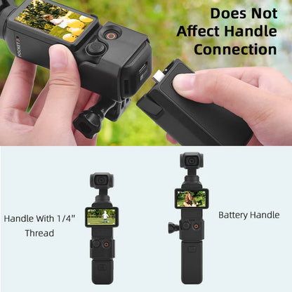 ABS Frame Adapter Mount for DJI OSMO Pocket 3 – Tripod Expansion for Backpack Clip, Bike Holder & Gimbal