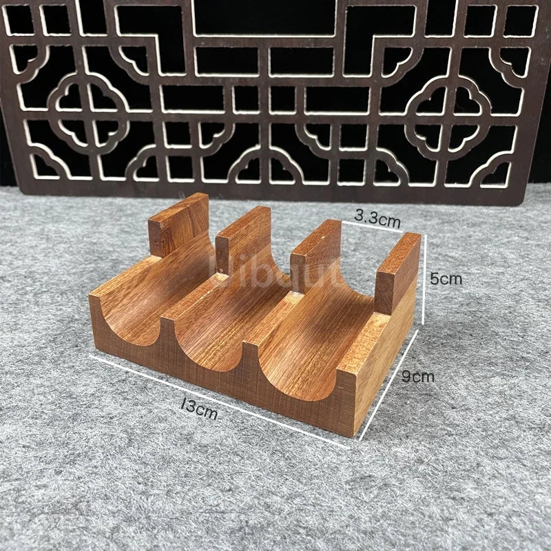 Japanese Sushi Rack – Wooden Taco & Snack Food Holder, Wood Plate Cuisine Stand for Sashimi & Sushi, Restaurant & Home Use