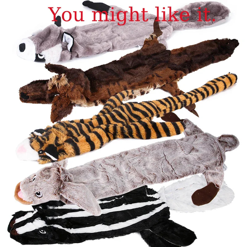 Plush Dog Toy with Animal Sound – Bite-Resistant Chew & Teething Toy for Pets, Vocal Holster Pet Product