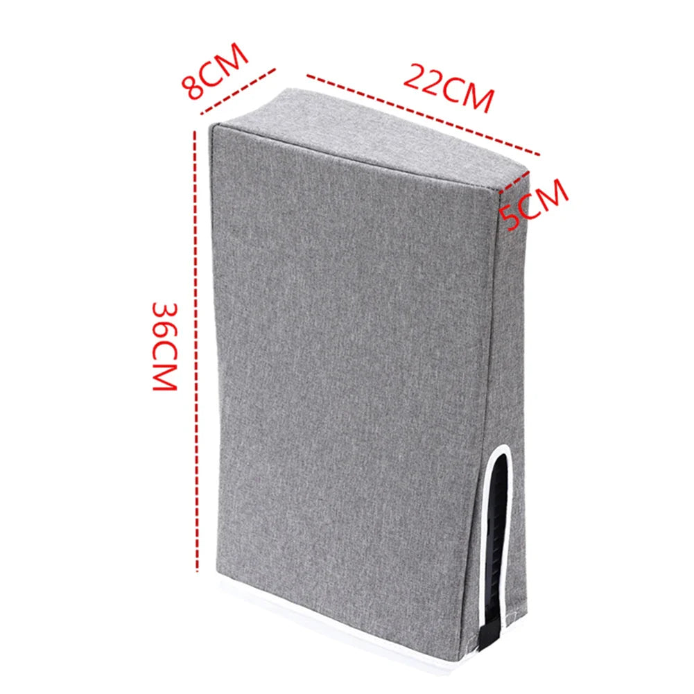 PS5 Slim Console Dust Cover – Waterproof Protective Sleeve for Vertical/Horizontal Use, Dust Proof Case for PlayStation 5 Slim