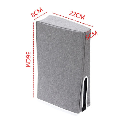 PS5 Slim Console Dust Cover – Waterproof Protective Sleeve for Vertical/Horizontal Use, Dust Proof Case for PlayStation 5 Slim