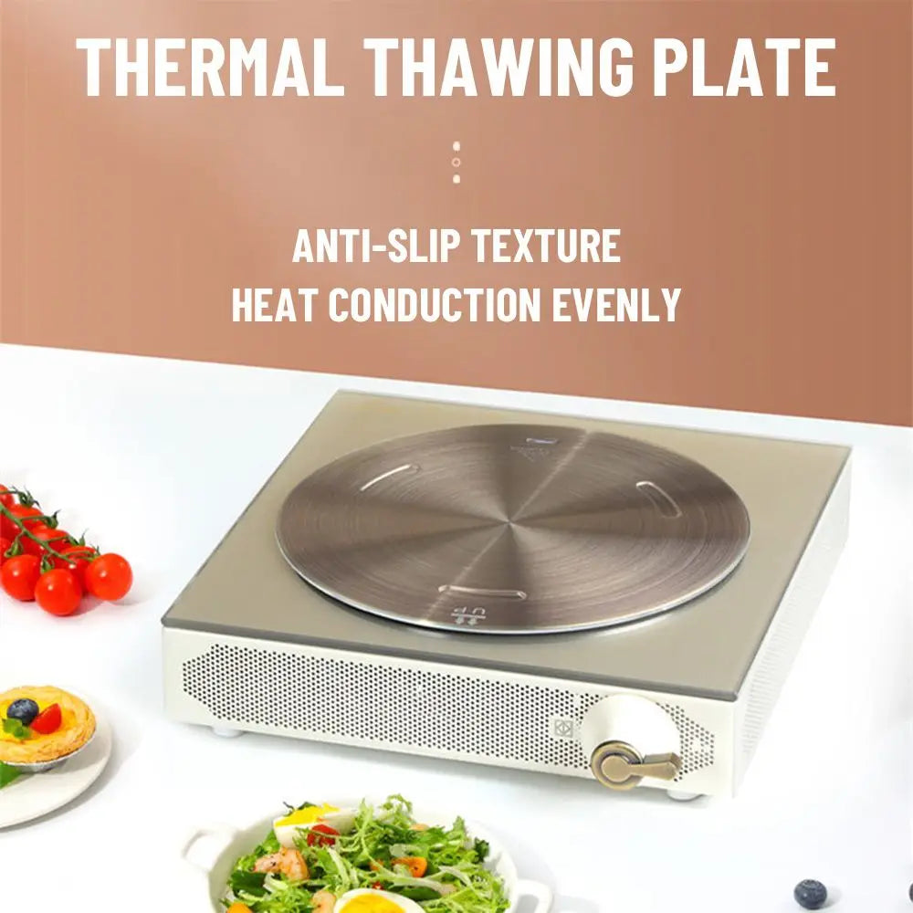 Stainless Steel Heat Conduction Plate – Induction Cooker Heat Diffuser Ring, Stove Protector Accessory