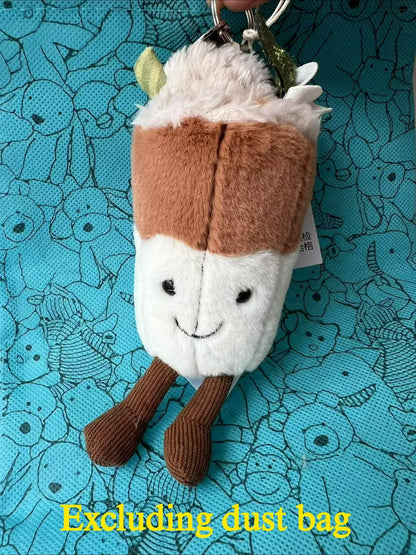 Cute Plush Bag Charm Keychain - Kawaii Soft Toy Pendant Birthday Gift for Girls
