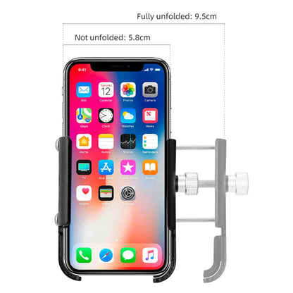 360° Rotatable Aluminum Alloy Bicycle & Motorcycle Phone Holder – MTB Bike GPS Handlebar Mount Stand