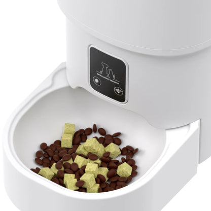 4L WiFi Smart Pet Feeder – Automatic Cat & Dog Food Dispenser (No 5V 1A Plug)