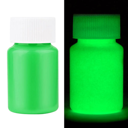 20/30g Fluorescent Luminous Pigment - Long-Lasting Glow-in-the-Dark Acrylic Paints for Artwork & Party Supplies
