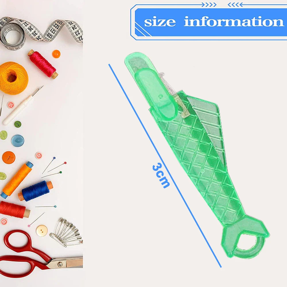 20Pcs Automatic Needle Threader: Hand Sewing Machine DIY Tool - Thread Auto Needle Cross Stitch Sewing Accessories for Home