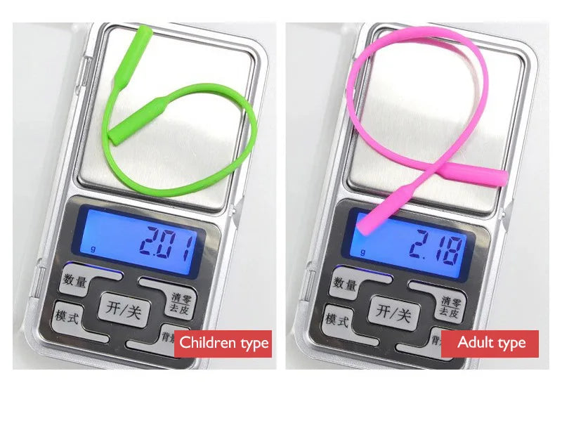 20Pcs Silicone Eyeglass Retainer Cords - Anti-Slip Glasses Holder Straps for Kids & Adults Sunglasses 17mm/20mm