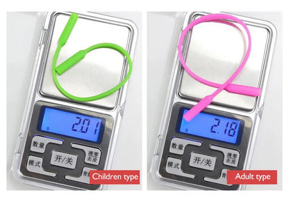 20Pcs Silicone Eyeglass Retainer Cords - Anti-Slip Glasses Holder Straps for Kids & Adults Sunglasses 17mm/20mm