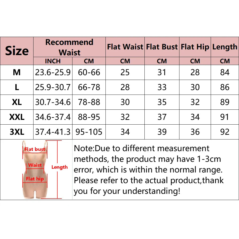 Seamless Women’s Bodysuit Shapewear – Butt Lifter & Waist Trainer with Strappy Back, Chest Enhancing Corset Underwear