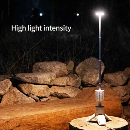 LED Outdoor Camping Lantern - USB Rechargeable, Adjustable Color Temperature, IP65 Waterproof, Retractable Portable Light