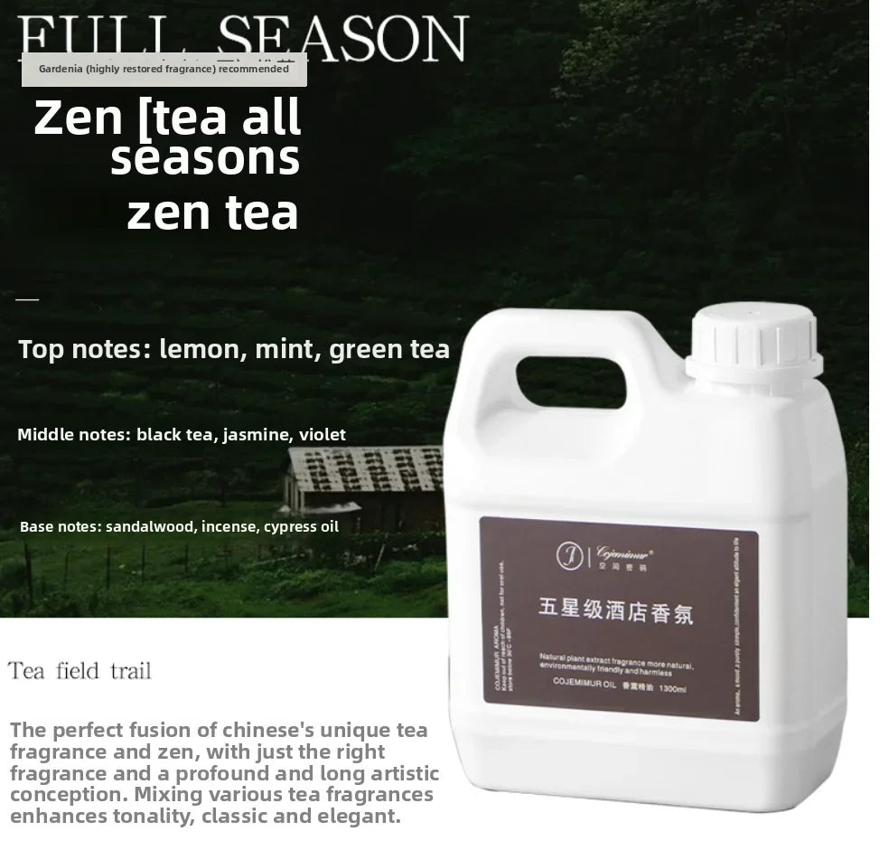 1300mL Luxury Hotel Scent Diffuser Oil – Long-Lasting Ritz-Carlton & Hilton Inspired Aromatherapy Fragrance for Home Decor