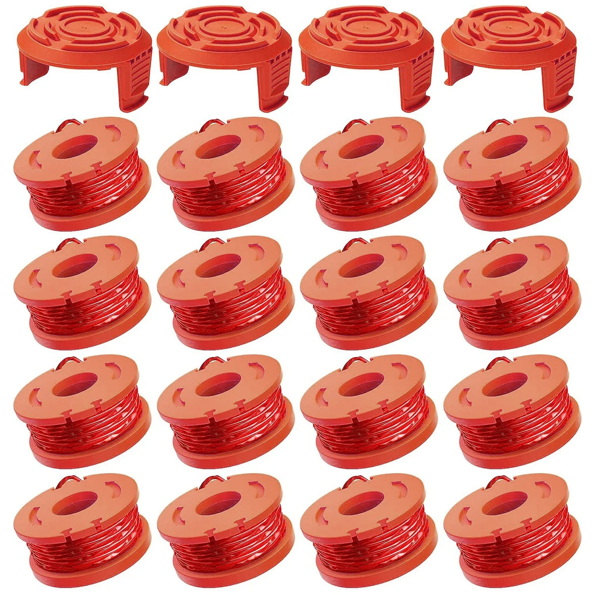 Replacement Grass Trimmer Spool Line - 10ft (3m) Edger Line Compatible with WORX WA0010, 8/15/20PCS Set