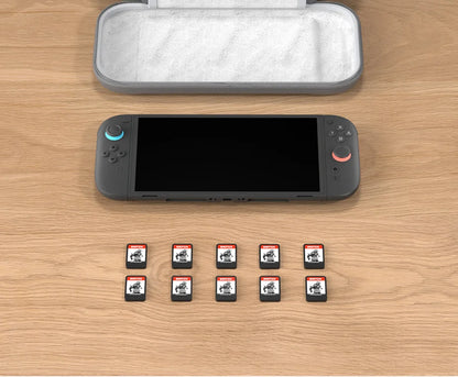 Hagibis Hard Shell Carrying Case for Switch 2 – Portable Travel Bag with 10 Game Cartridge Slots & Protective Cover