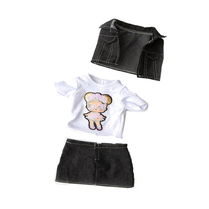 Baby Doll Bikini Outfit — Fits 43cm Born Bebe and 18-Inch American Dolls, Doll Clothes Set