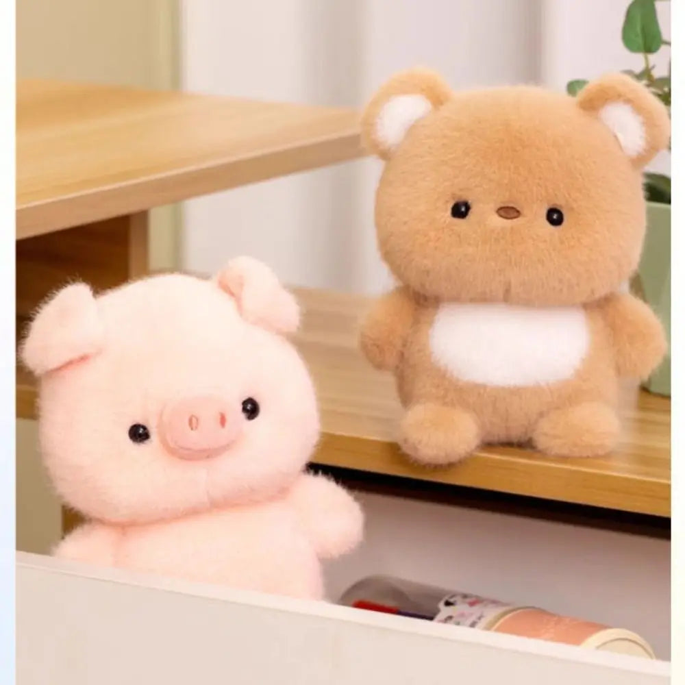 16cm Cute Plush Companion Doll — Capybara & Elephant Stuffed Animal Pillow, Soft Plush Bear Toy for Sleeping Gift