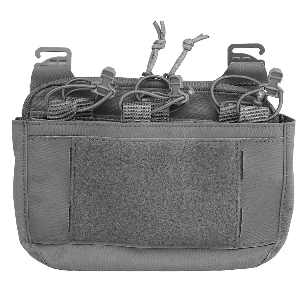 G-Hook DOPE Front Flap Double Stack Abdominal Fanny Pack – Triple Magazine Kangaroo Pouch for FCPC/FCSK Plate Carrier Vest