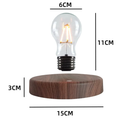 Magnetic Levitation Lamp – Floating LED Bulb Glass Light for Home Office Desk Decor & Birthday Gift