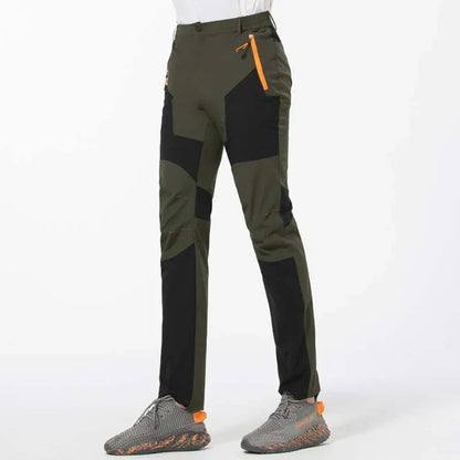 Men’s Elastic Hiking Pants – Quick-Dry, Windproof, Waterproof, Breathable Outdoor Trekking & Climbing Pants