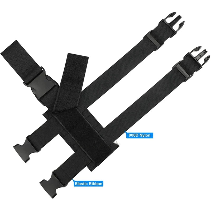 Universal Drop Leg Holster - MOLLE Thigh Platform for Hunting & Paintball with Adjustable Straps