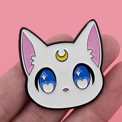 Cartoon Anime Enamel Brooch Pins – Kawaii Metal Badge Jewelry for Clothing & Backpack Gifts