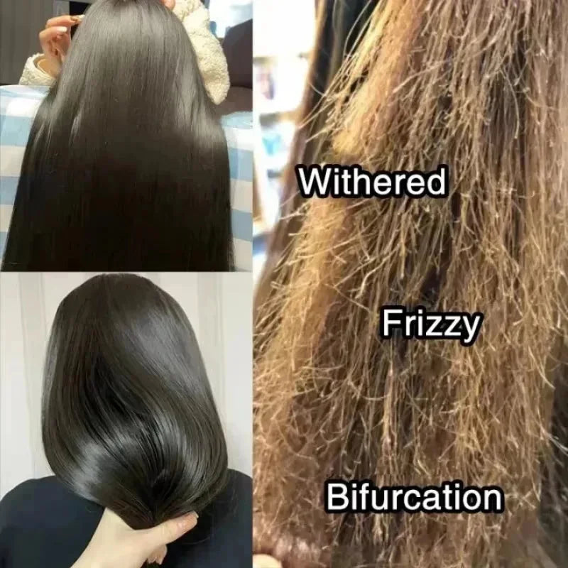 Keratin Hair Mask – 5-Second Magical Repair for Damaged, Frizzy Hair, Deep Moisturizing & Smooth, Shiny Hair Care Treatment