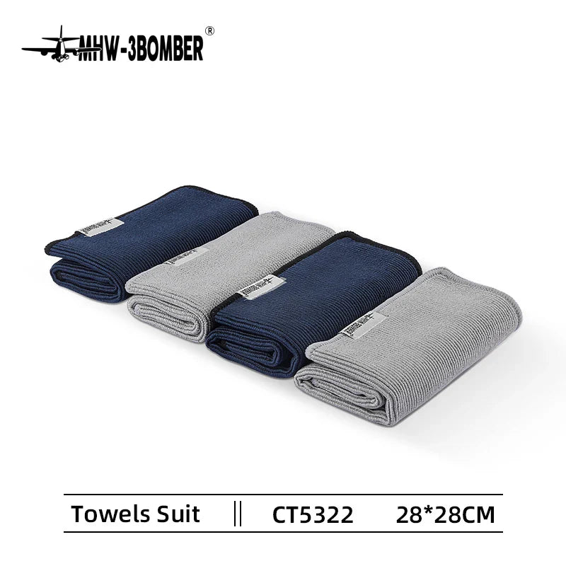MHW-3BOMBER Barista Coffee Towels – Professional Square Cleaning Cloths for Espresso Machines & Kitchen Use