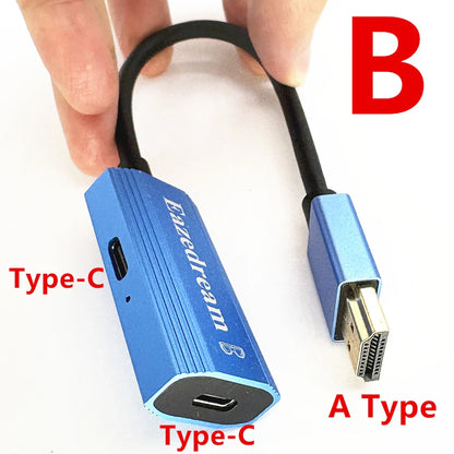 AR Glasses Hub – Multi-Device Type-C & HDMI-Compatible Charging Adapter for Xreal, Viture, Rokid, Rayneo XR