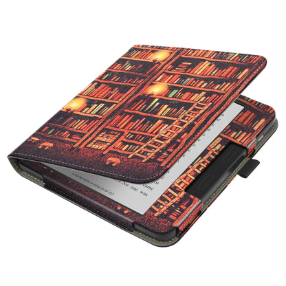 KOBO Libra 7" Leather Case – Hand Strap, Stand & Card Slot Cover for Libra Colour, Libra 2, Libra H2O (N428/N418/N873)
