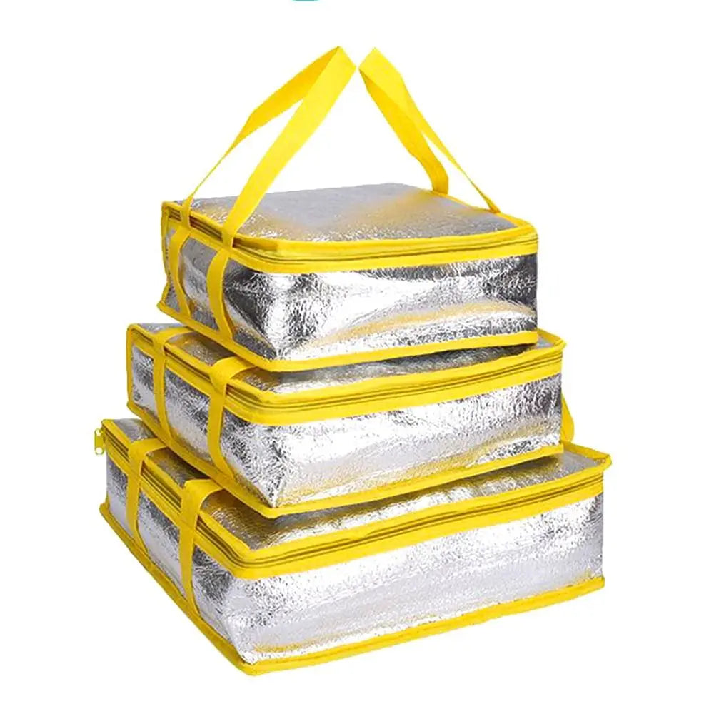 Insulated Pizza Delivery & Cooler Bag – 6/8/10/12 Inch Foldable Thermal Food Carrier for Hot & Cold Storage, Picnic & Drink Transport