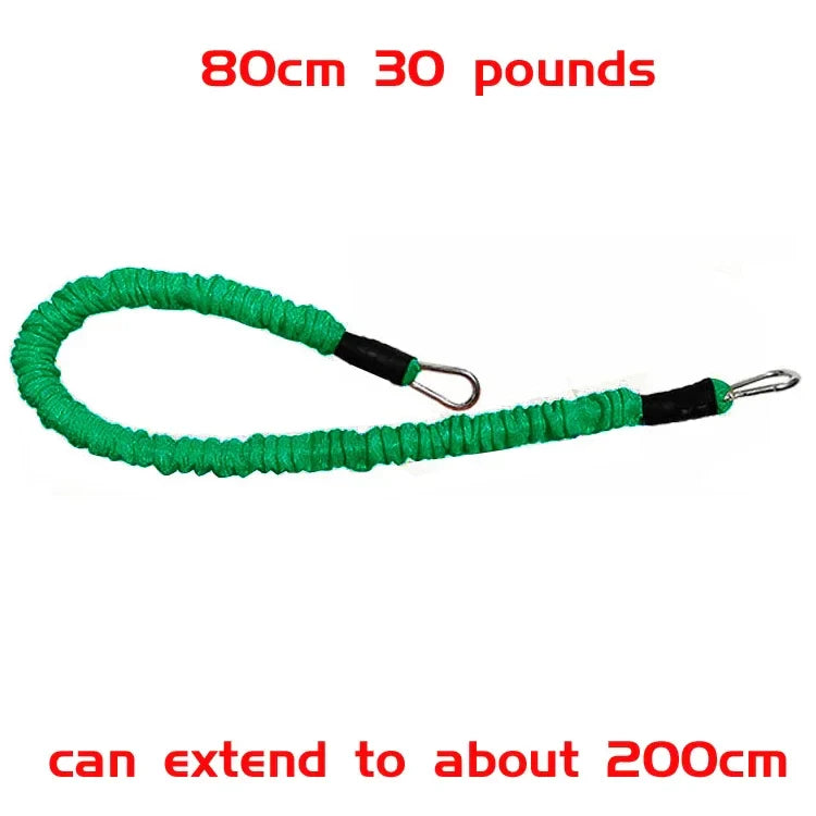 Thickened Latex Resistance Bands — 30/42/65/80cm Pull Rope for Gym, Fitness Training & Taekwondo (Customizable)