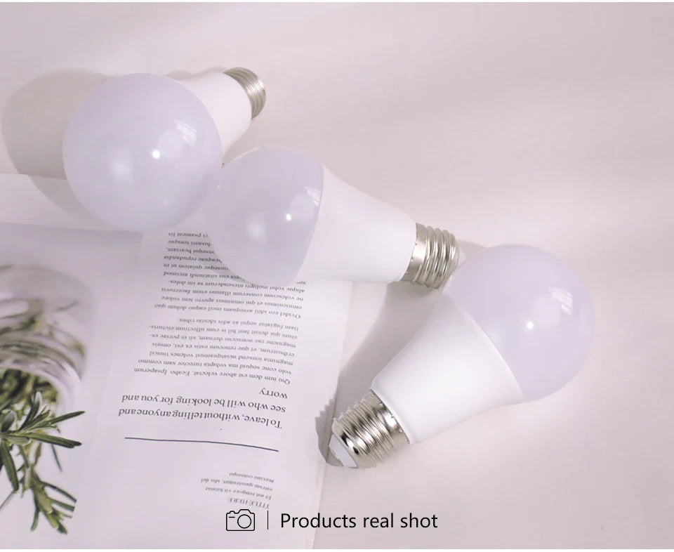 16-Color RGB LED Bulb E27 – Dimmable Multicolor 220V Household Lighting with 24-Key Remote & Neon Atmosphere Light