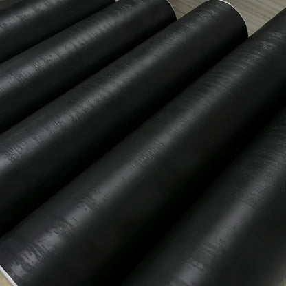 5m Self-Adhesive Wood Grain Repair Tape - Black Vinyl Furniture Renovation Sticker
