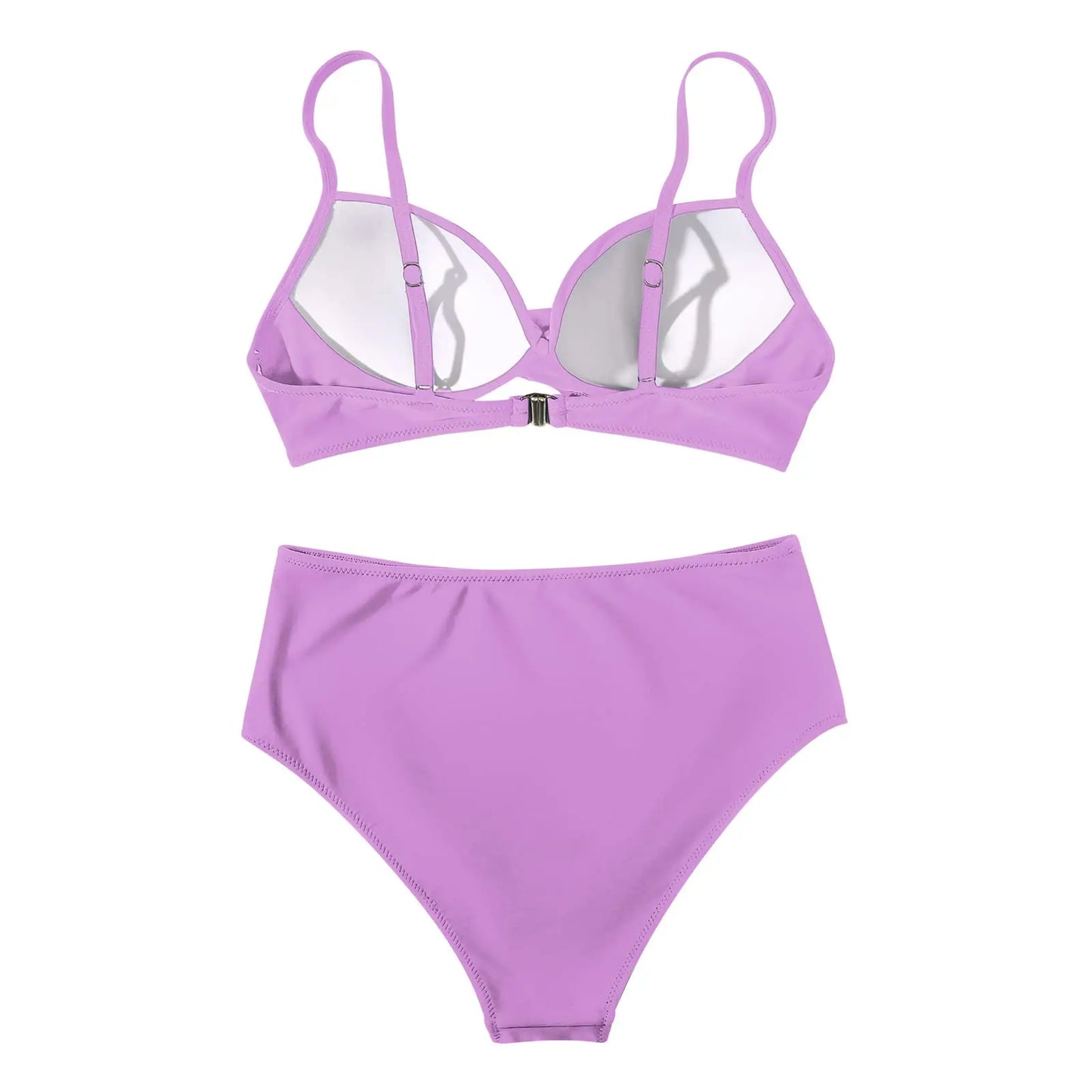 Vintage High Waist Bikini Set 2025 – Women’s Push-Up Printed Swimwear Summer Beach Bathing Suit