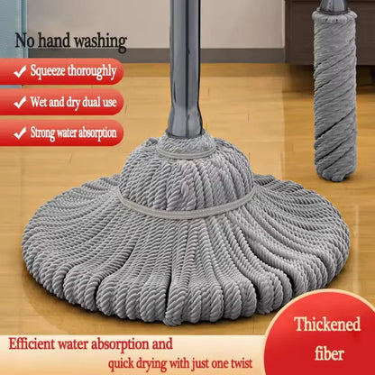 Multi-Functional Microfiber Mop | Automatic Rotating Self-Twisting Mop for Easy Hand-Free Cleaning | Household Water Mop