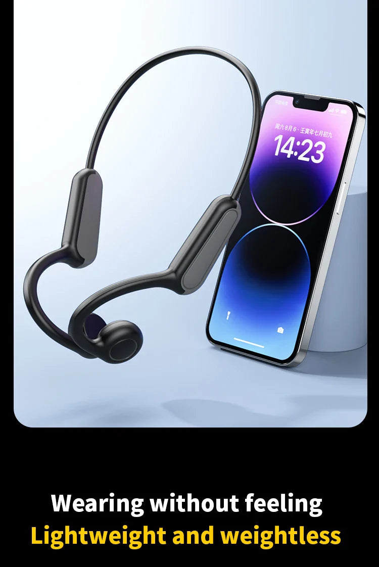 Xiaomi Wireless Bone Conduction Earphones – Bluetooth 5.3 Sports Ear-Hook Headset, Waterproof for Running & Driving