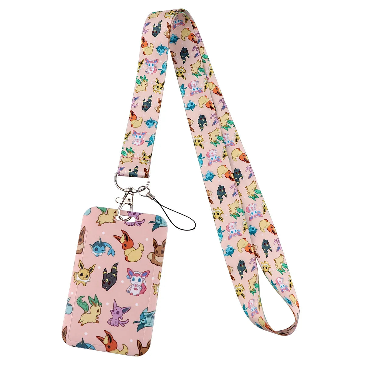 FI24 Japanese Anime Lanyard – Student Card & Badge Holder, Neck Strap for Phone, Subway & Access Cards, Gift for Kids