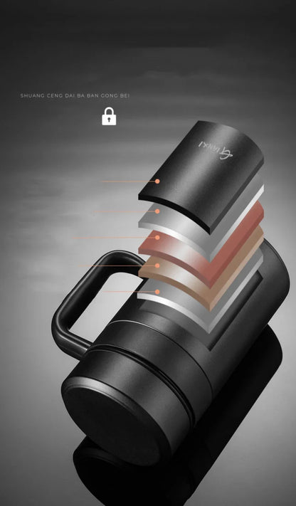 Large Capacity Stainless Steel Vacuum Flask Heat Preservation Insulated Household Cup